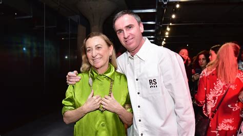 who is the creative director of prada|raf simons wife.